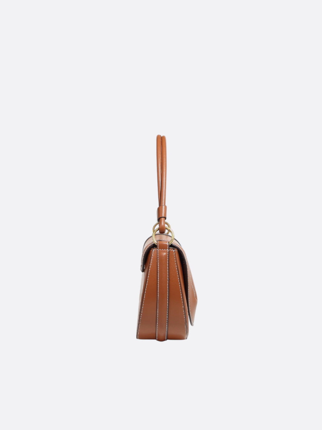 Half-moon leather bag