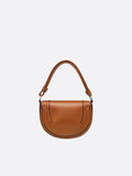 Half-moon leather bag
