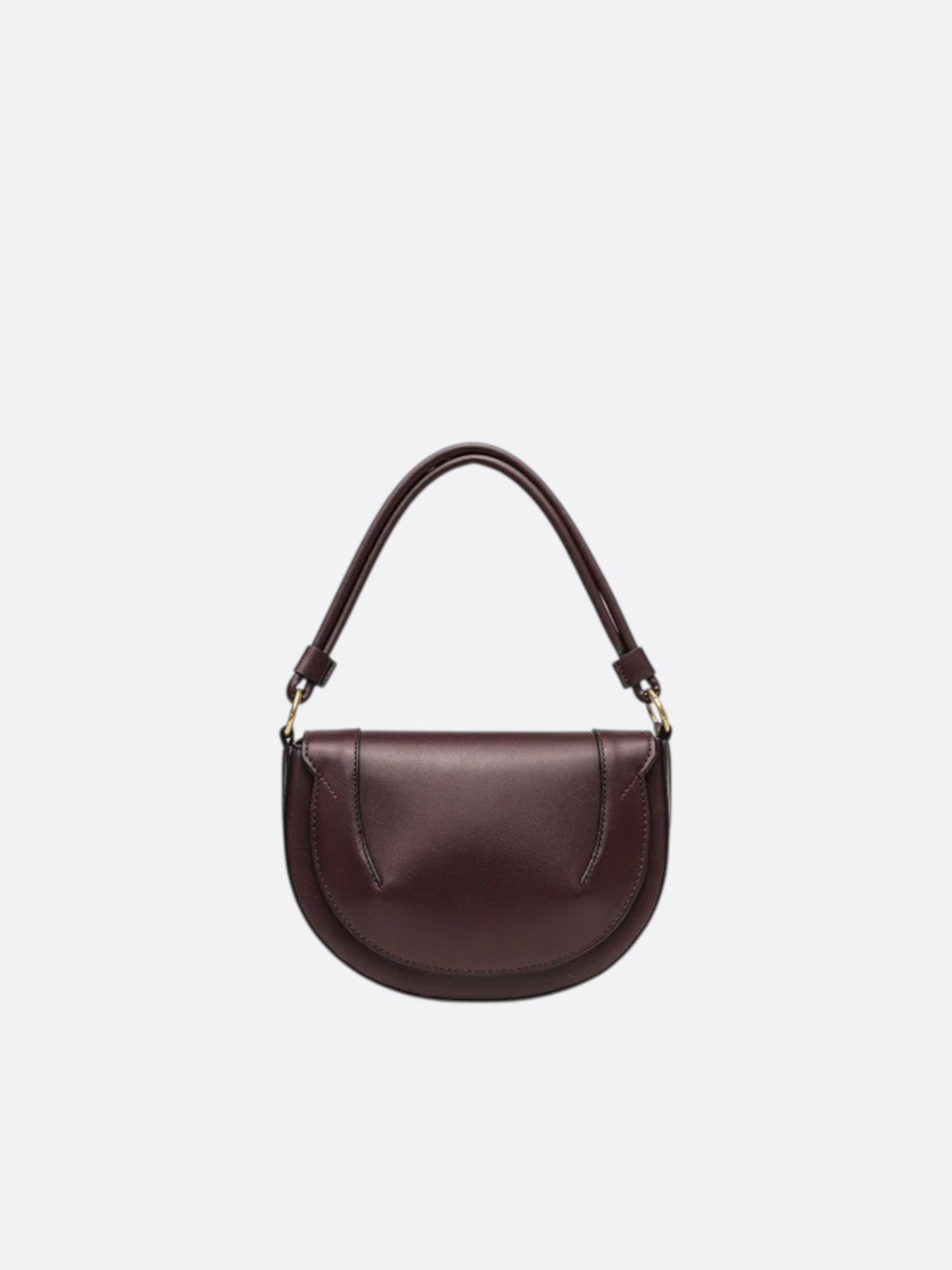 Half-moon leather bag