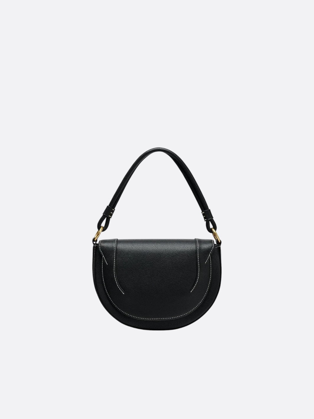 Half-moon leather bag