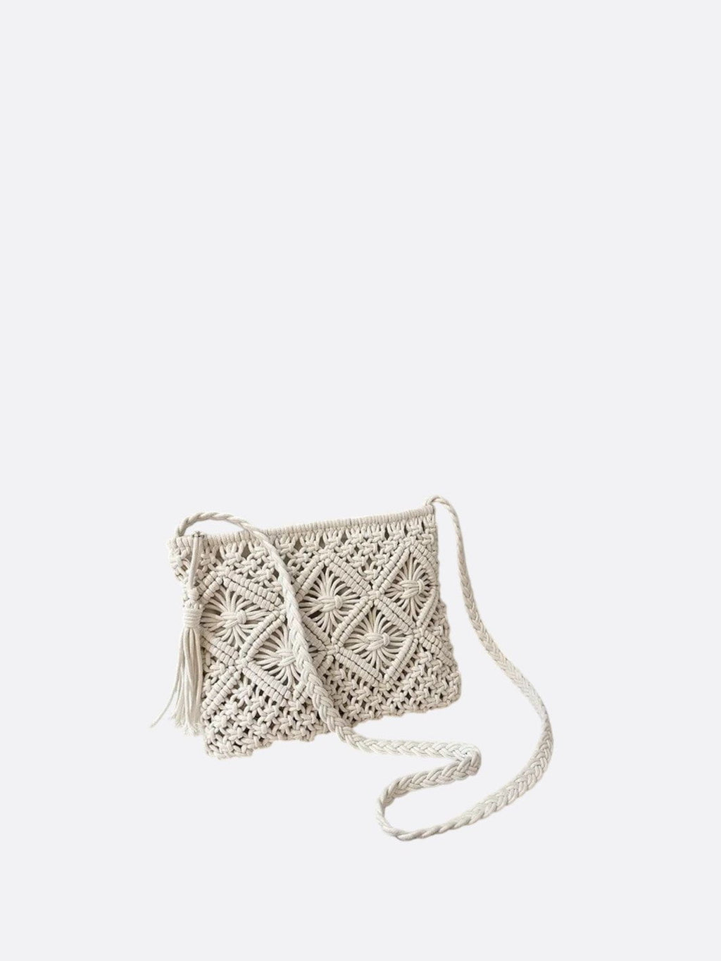 Sac en macramé avec bandoulière
