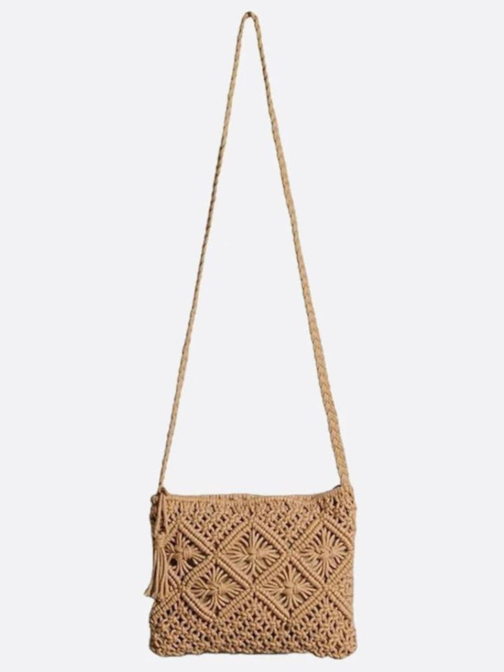 Sac en macramé avec bandoulière