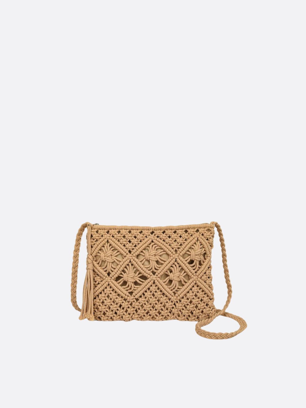 Sac en macramé avec bandoulière