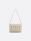 macrame and crochet bag