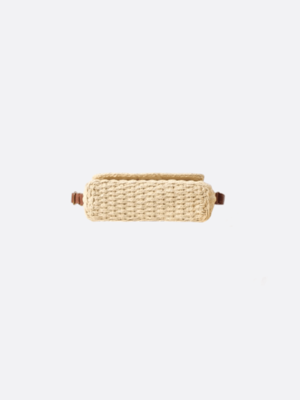 Rectangular straw bag