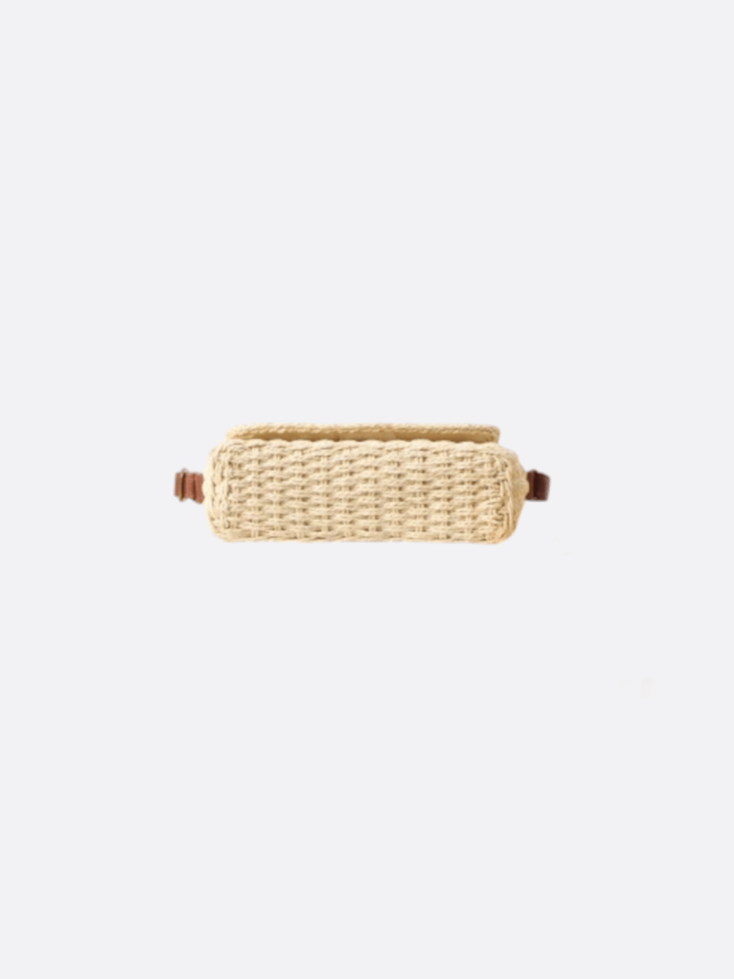 Rectangular straw bag