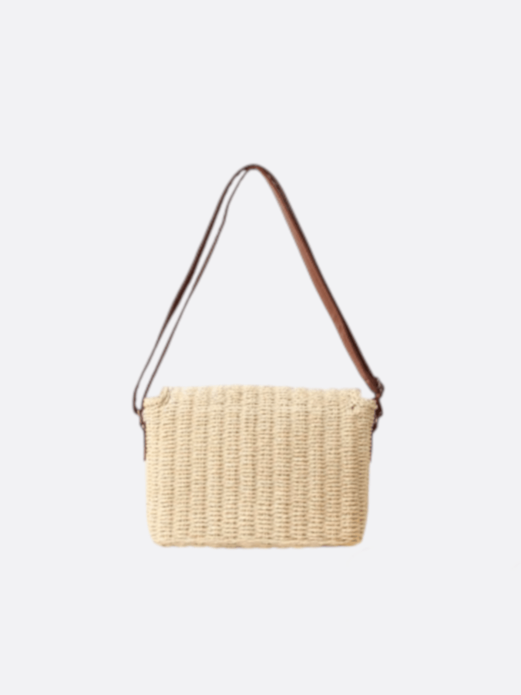 Rectangular straw bag