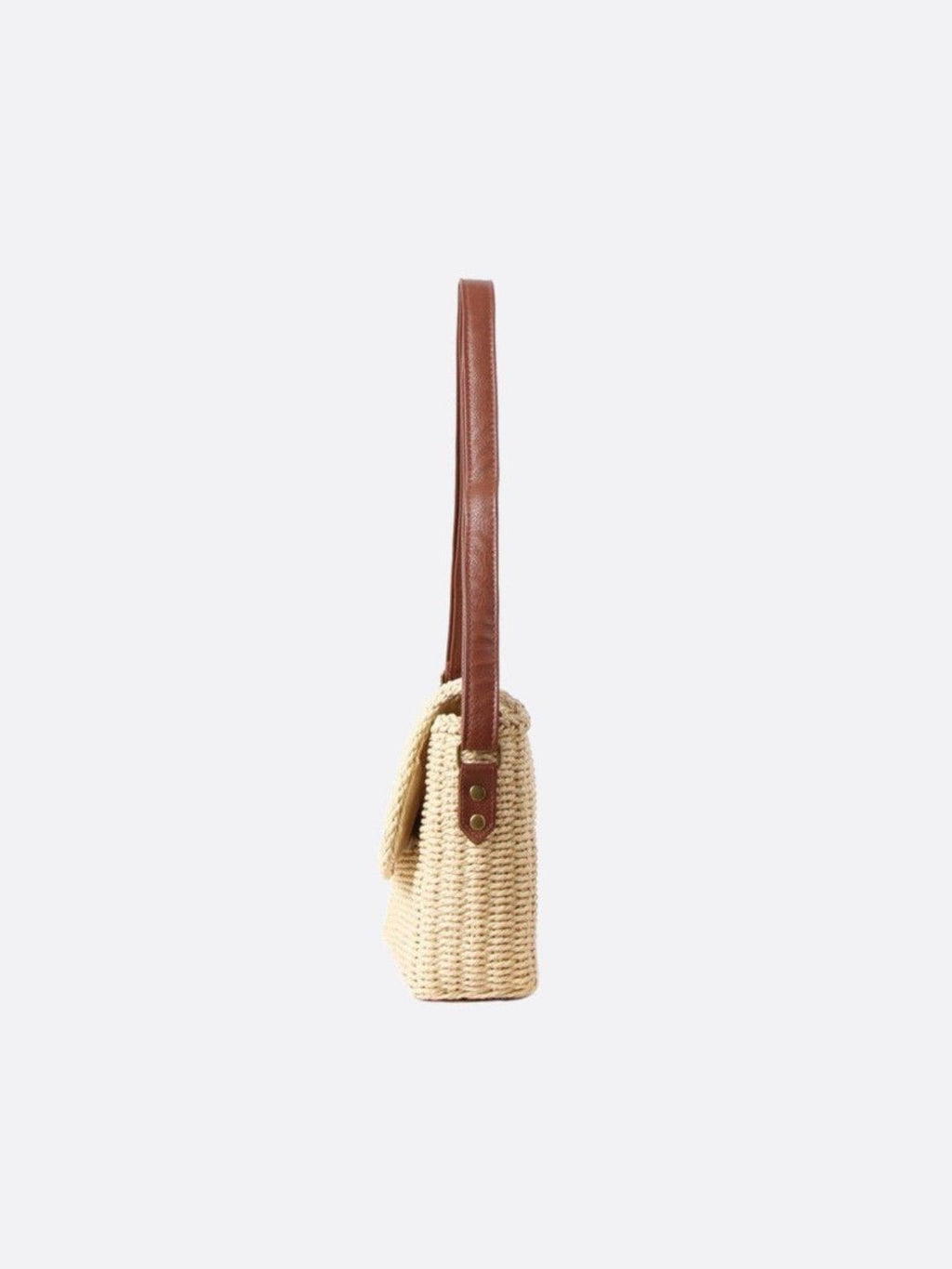 Rectangular straw bag