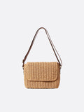 Rectangular straw bag