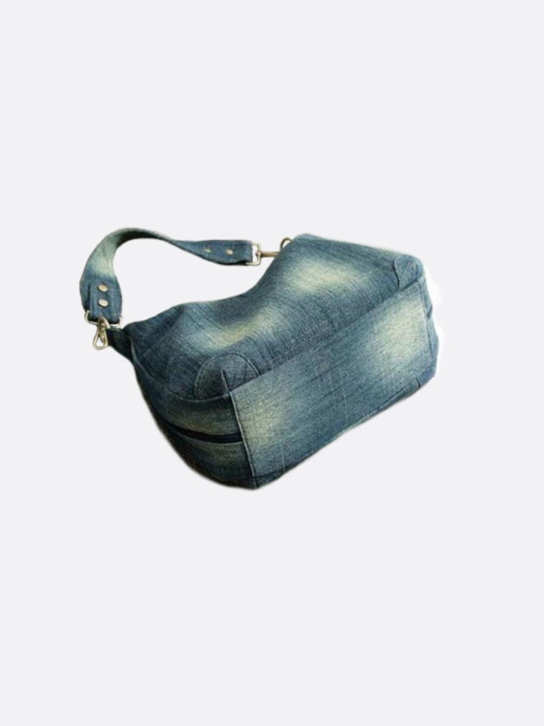 Denim shoulder bag