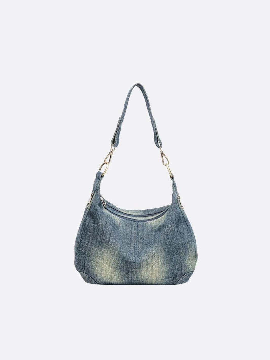 Denim shoulder bag