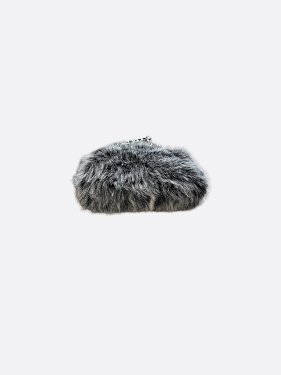 Faux fur shoulder bag