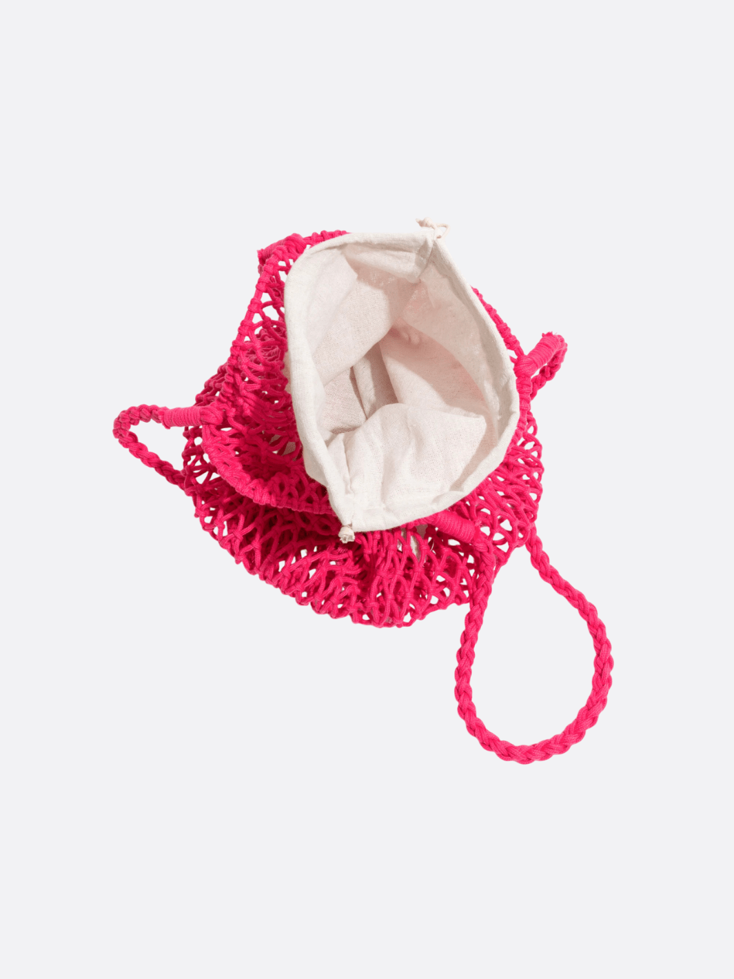 Mesh bag with pouch