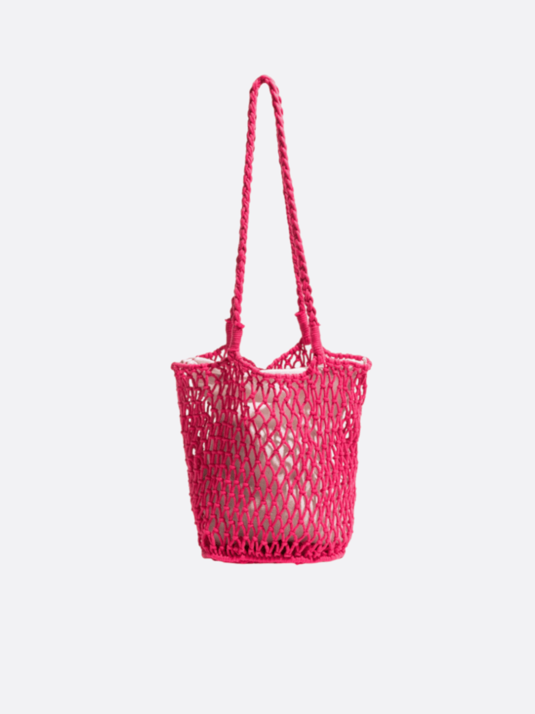 Mesh bag with pouch