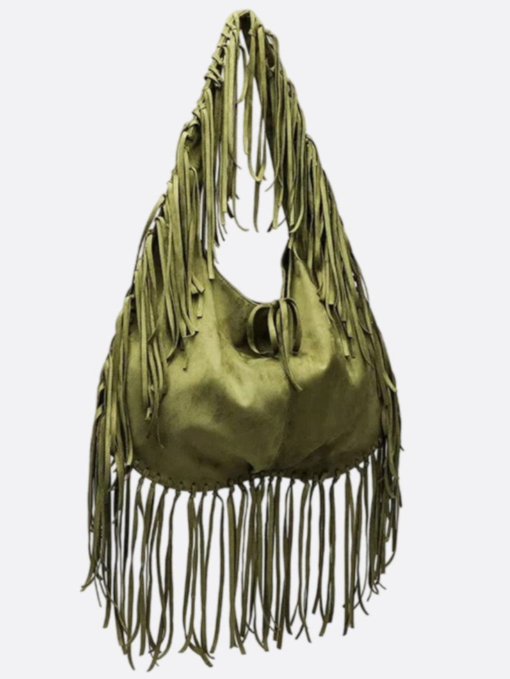 suede tote bag