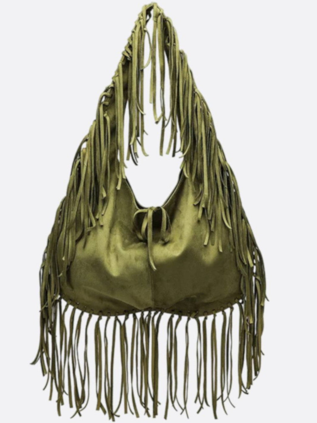 suede tote bag