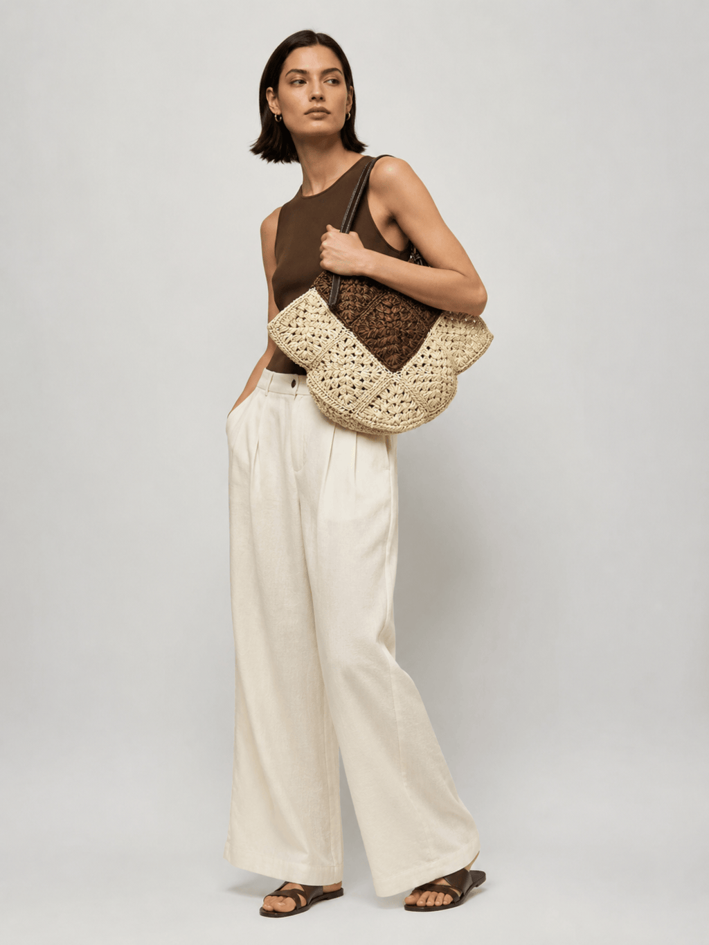 Straw Tote Bag