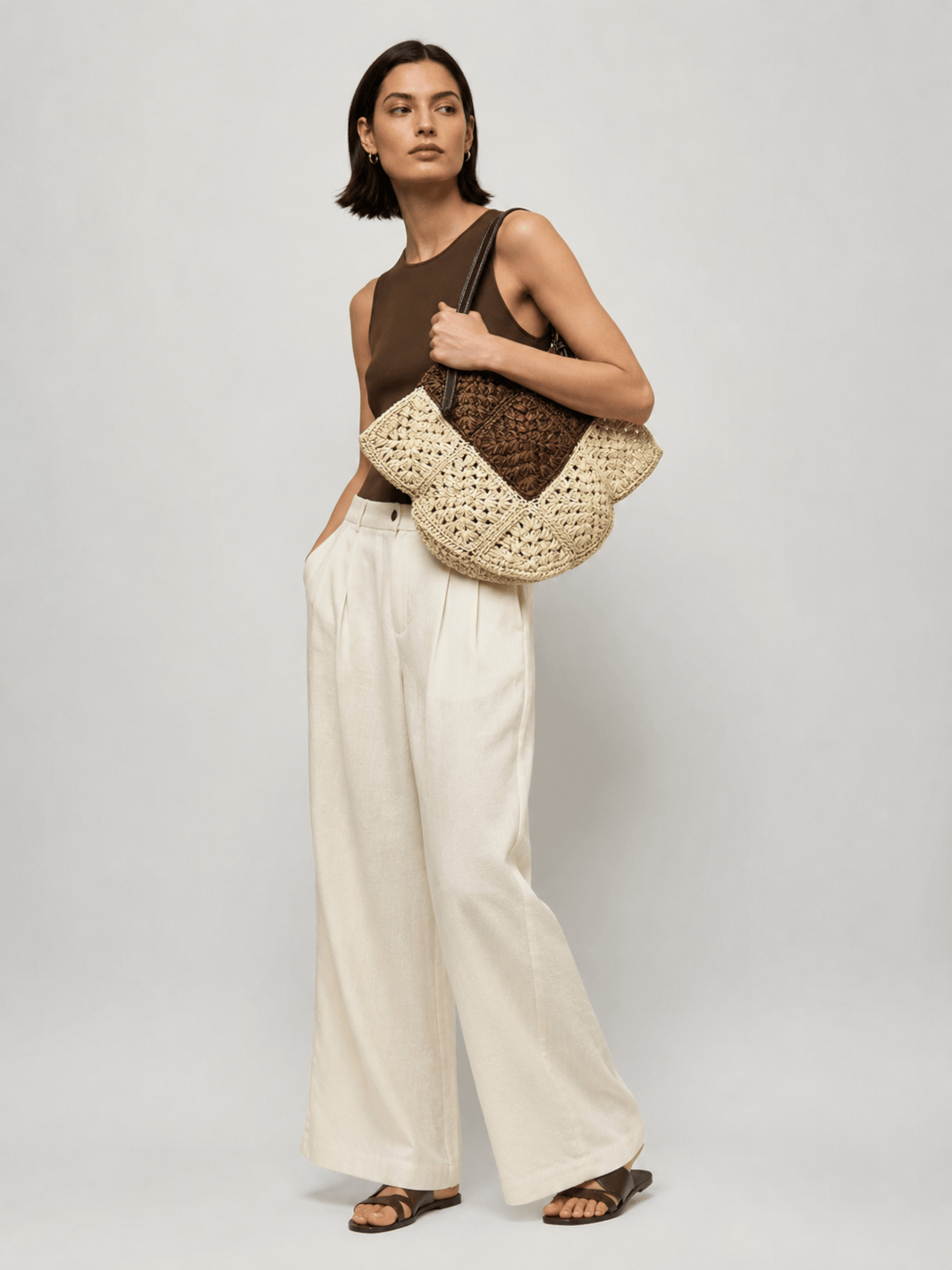 Straw Tote Bag