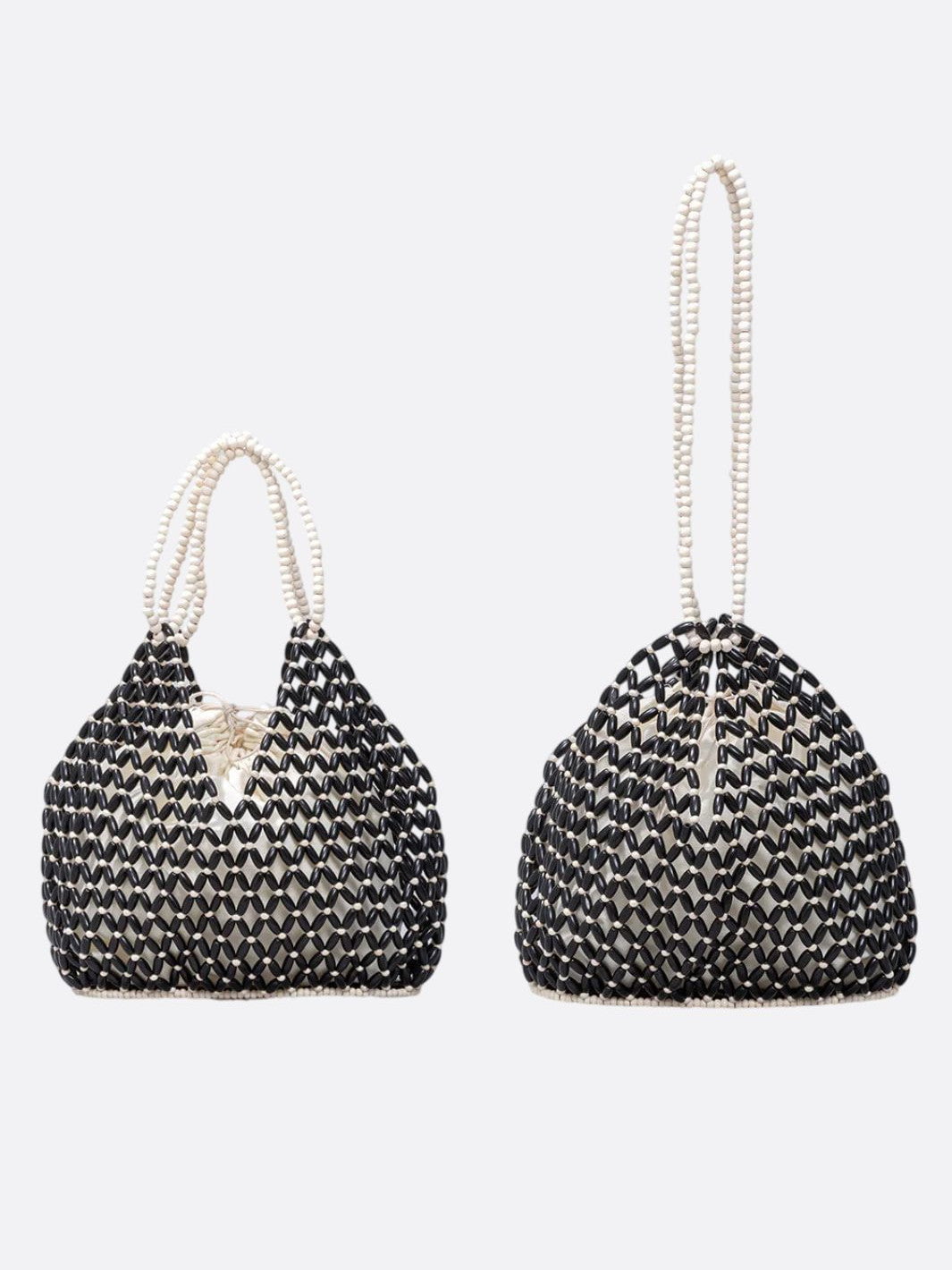 beaded tote bag
