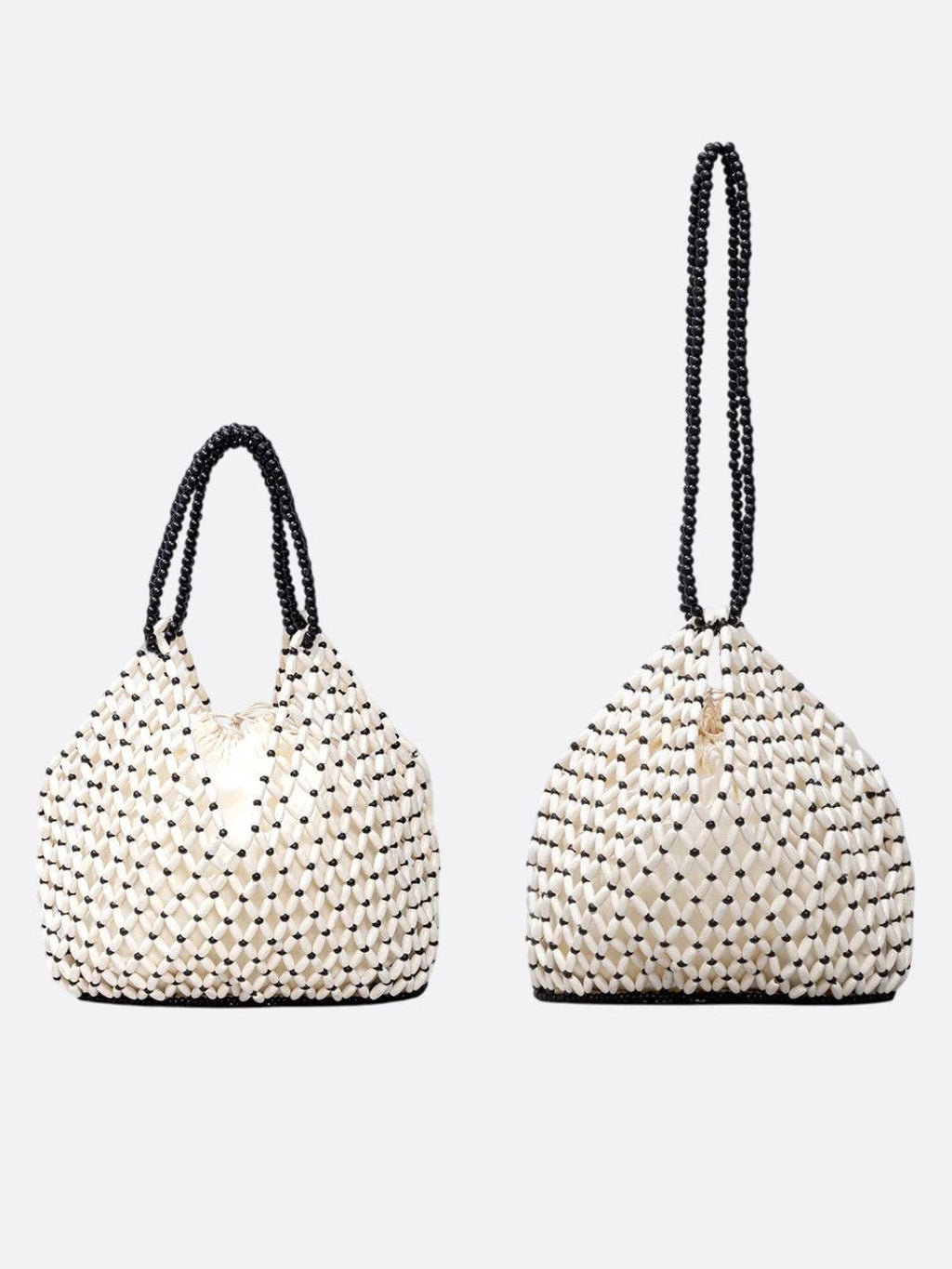 beaded tote bag