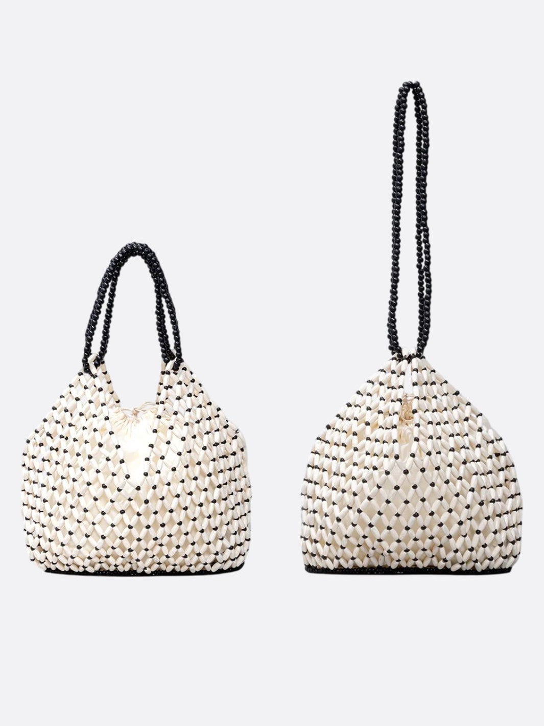 beaded tote bag