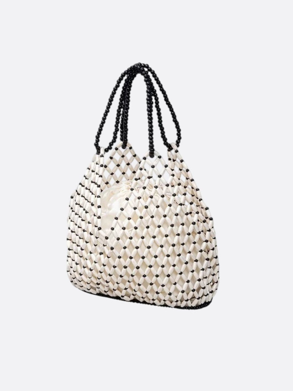 beaded tote bag