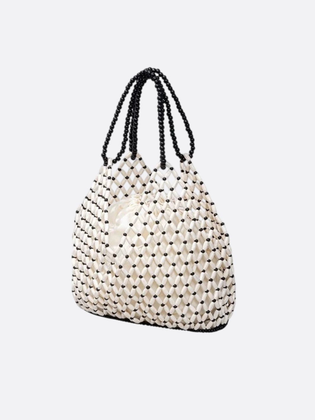 beaded tote bag