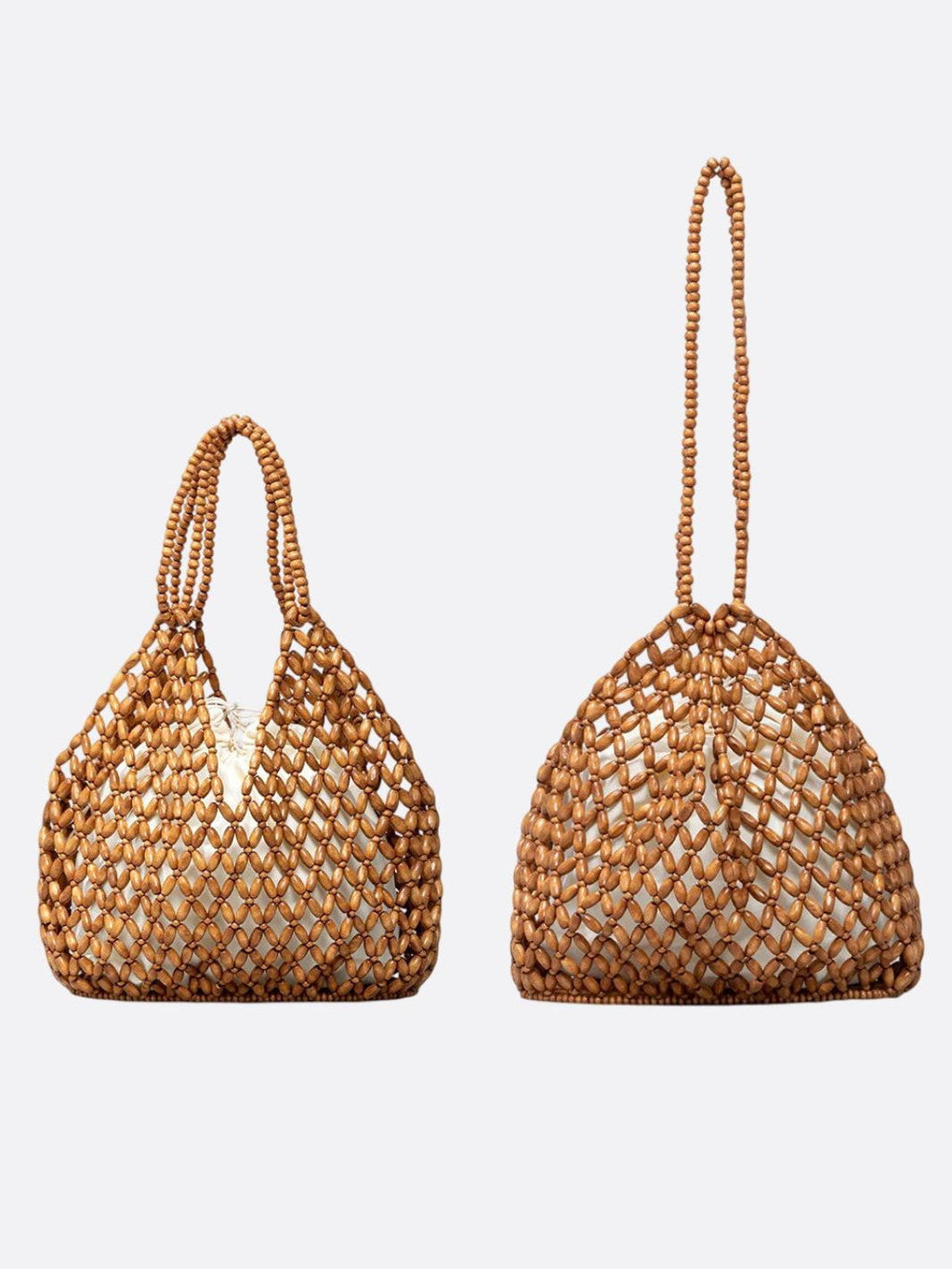 beaded tote bag