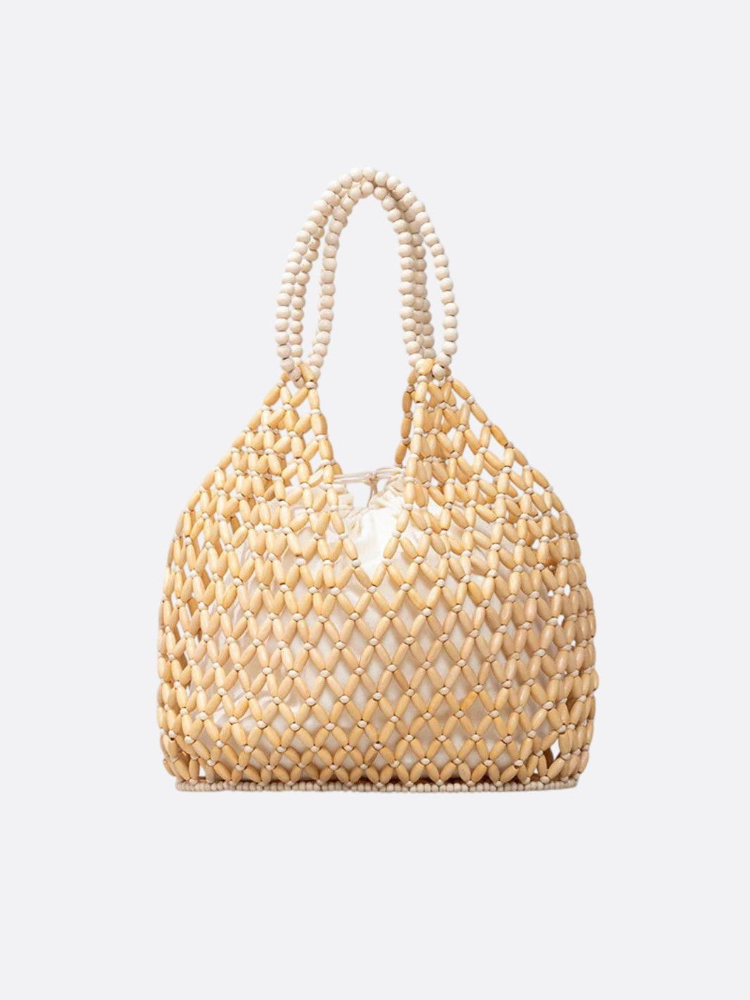 beaded tote bag