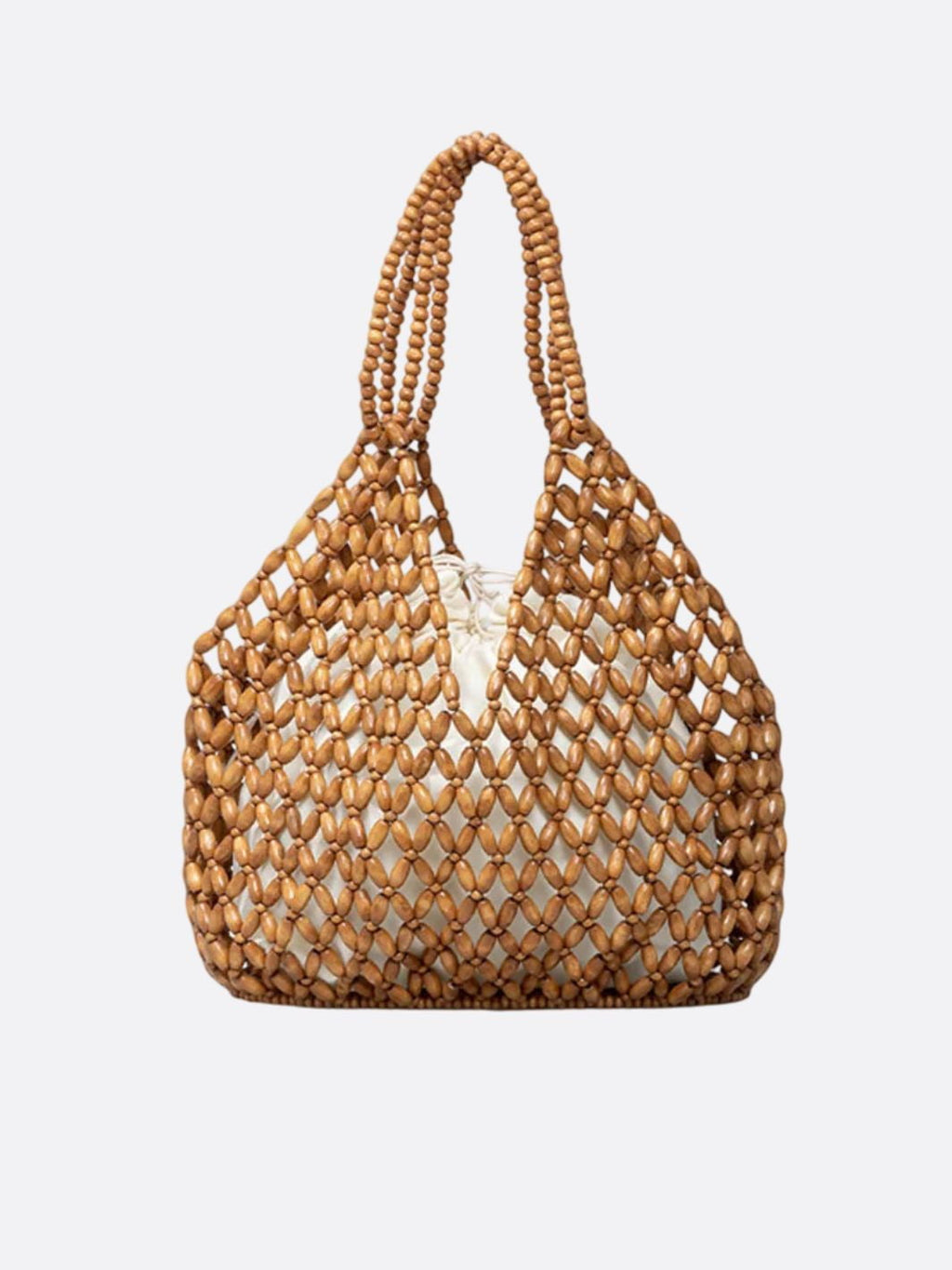beaded tote bag