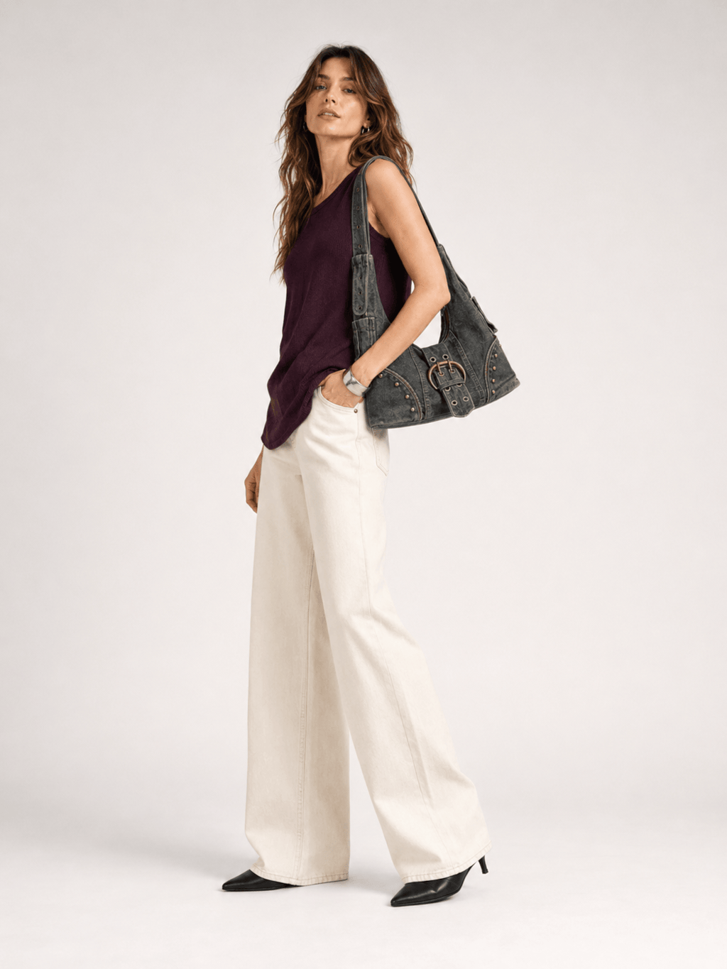 Sac hobo denim