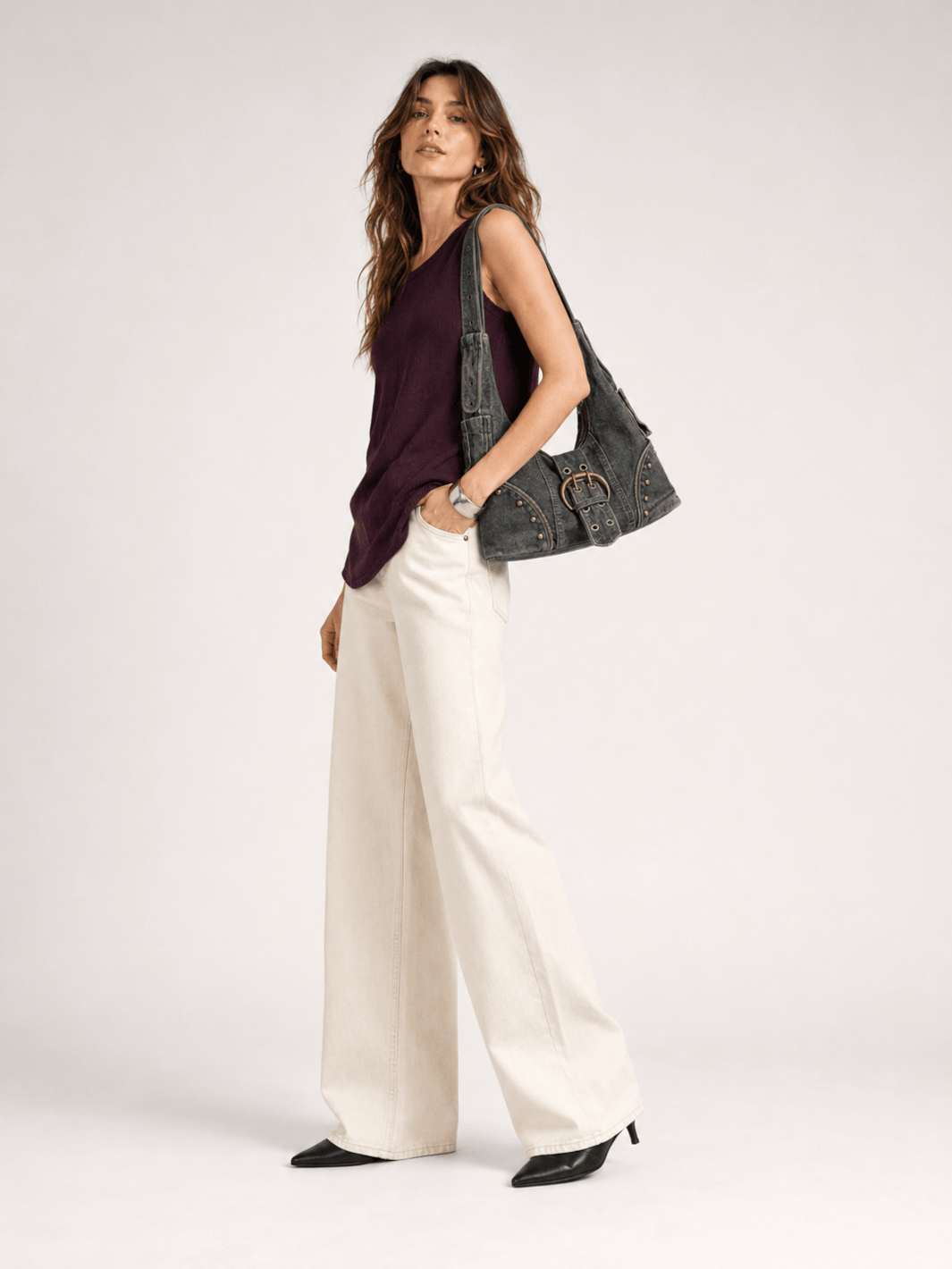 Sac hobo denim