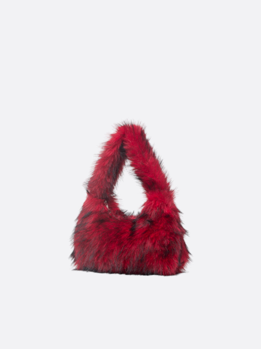 faux fur hobo bag