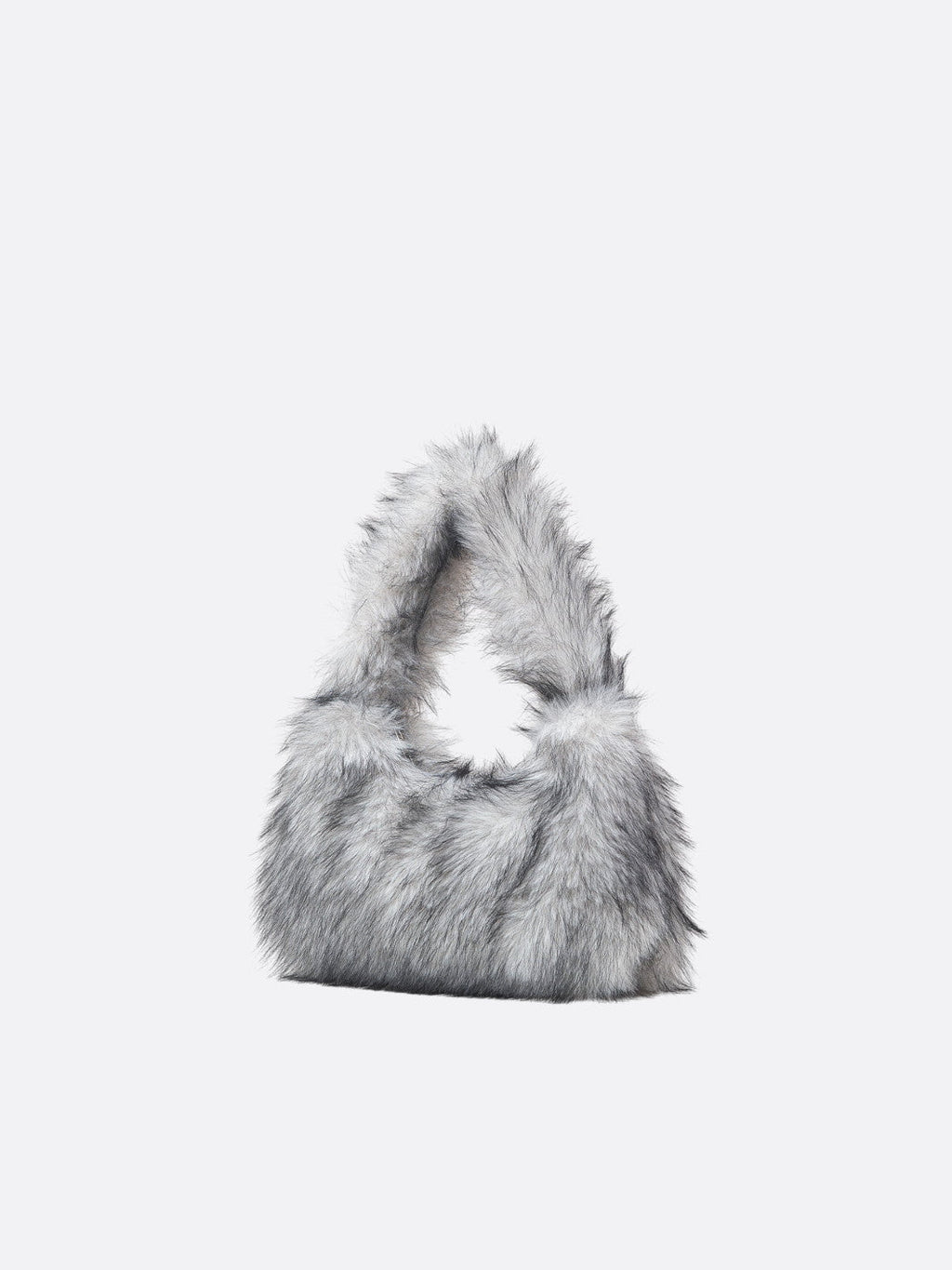 faux fur hobo bag
