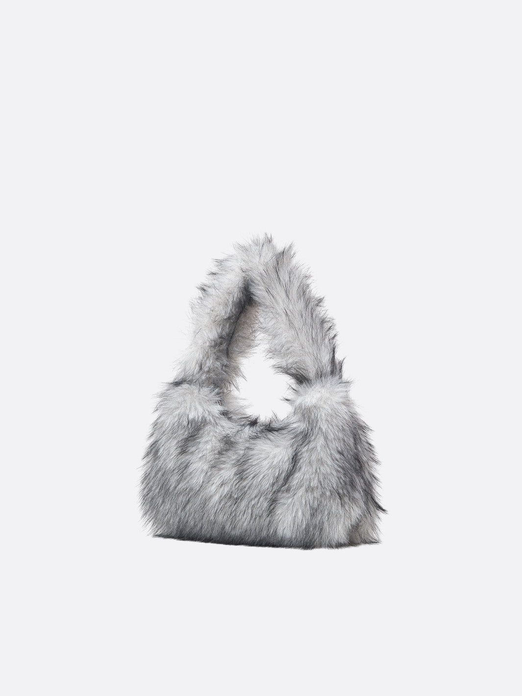 faux fur hobo bag