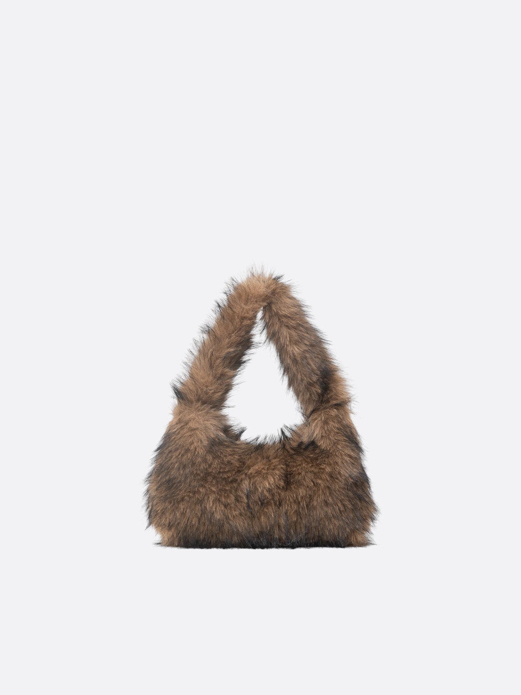 faux fur hobo bag