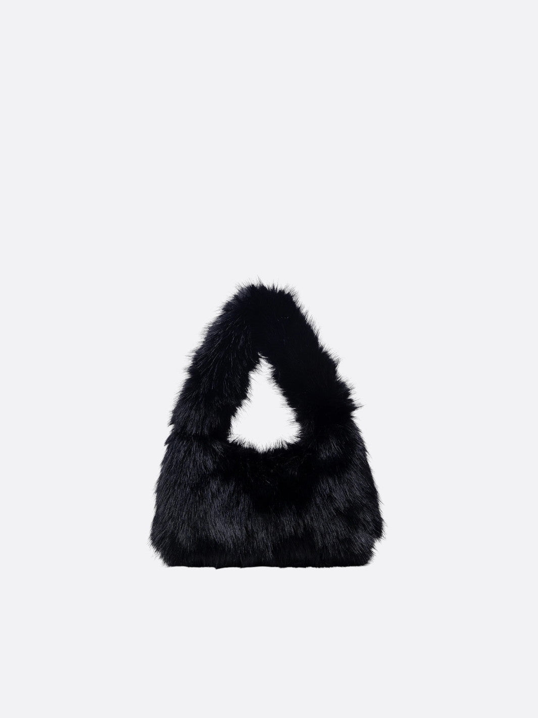 faux fur hobo bag
