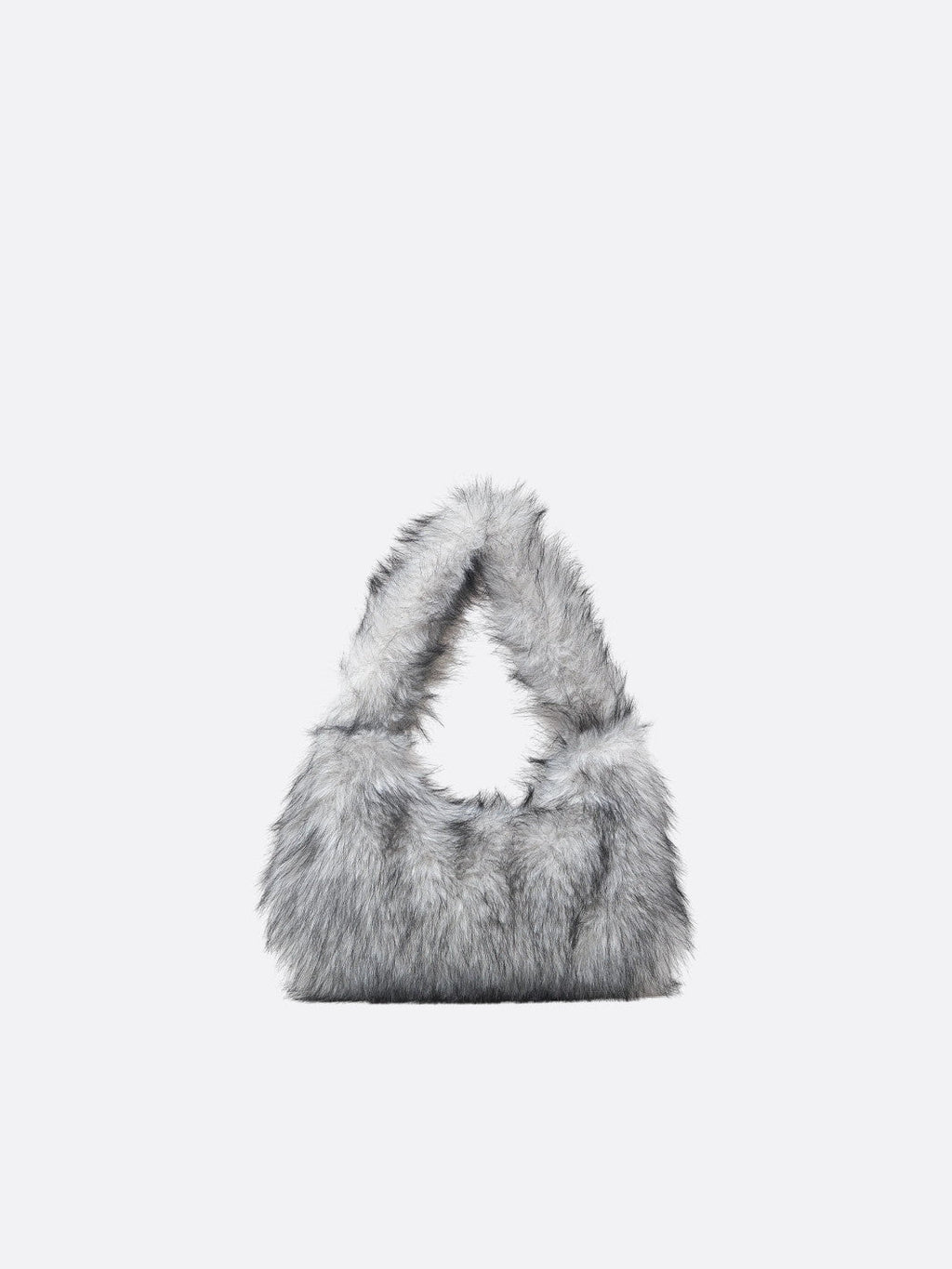 faux fur hobo bag