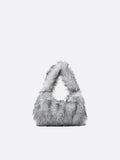 faux fur hobo bag