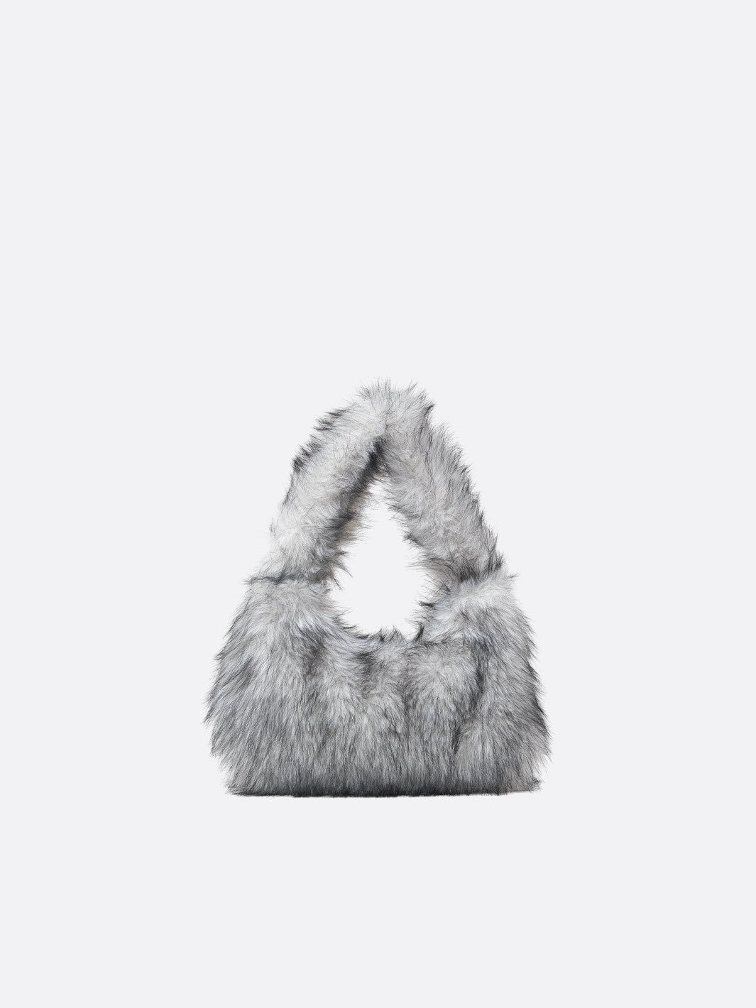 faux fur hobo bag