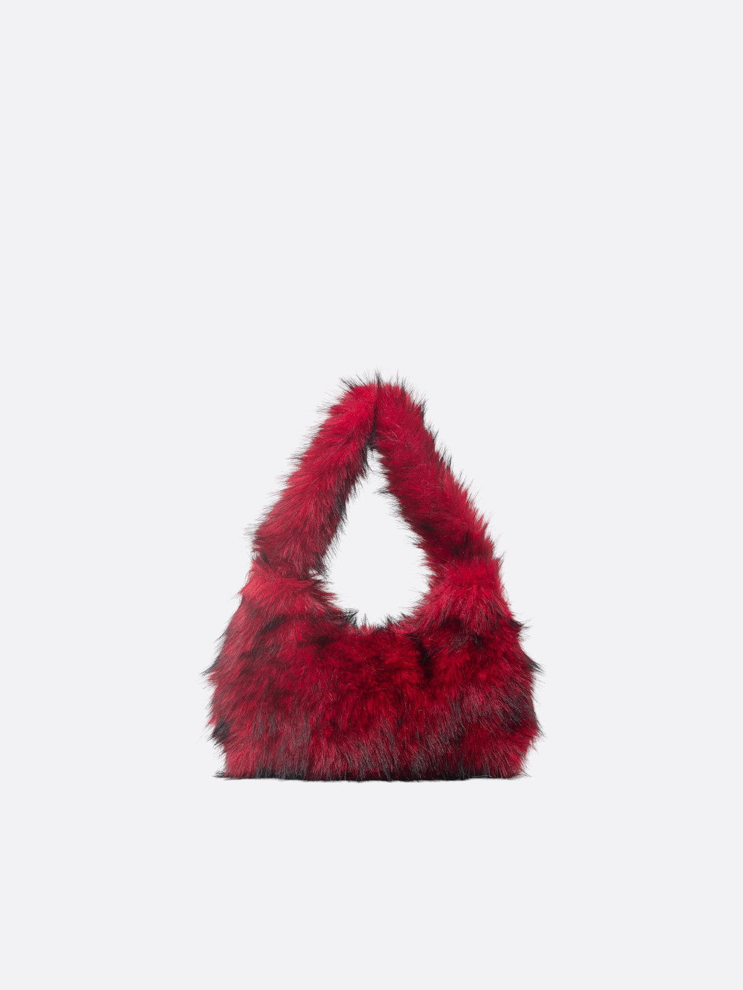 faux fur hobo bag