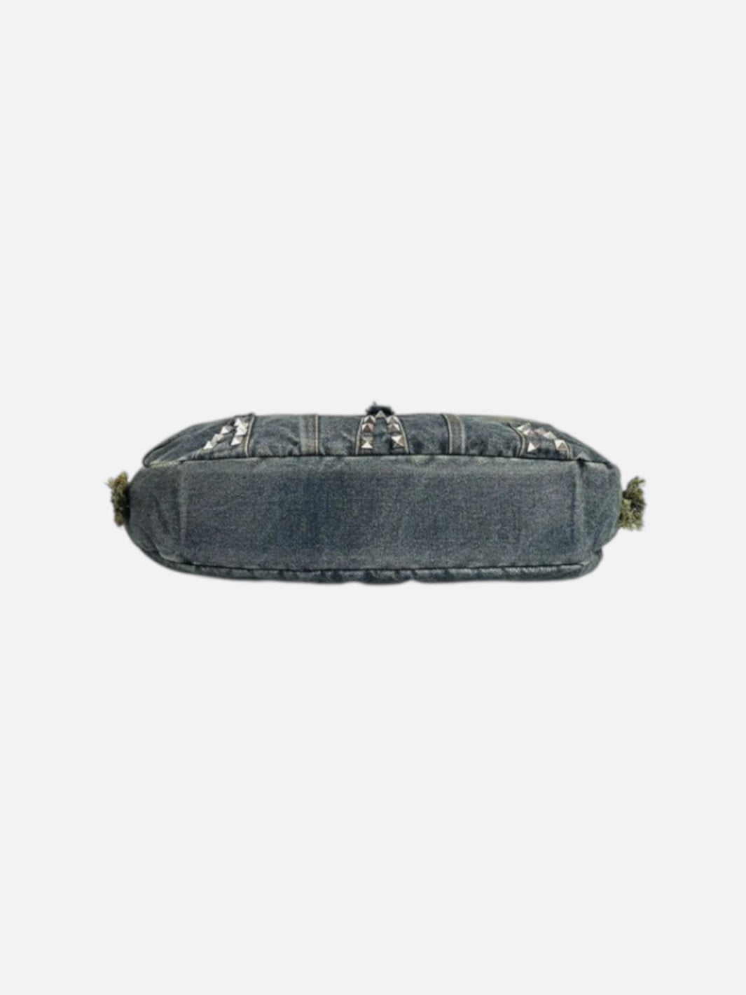 Studded denim bag