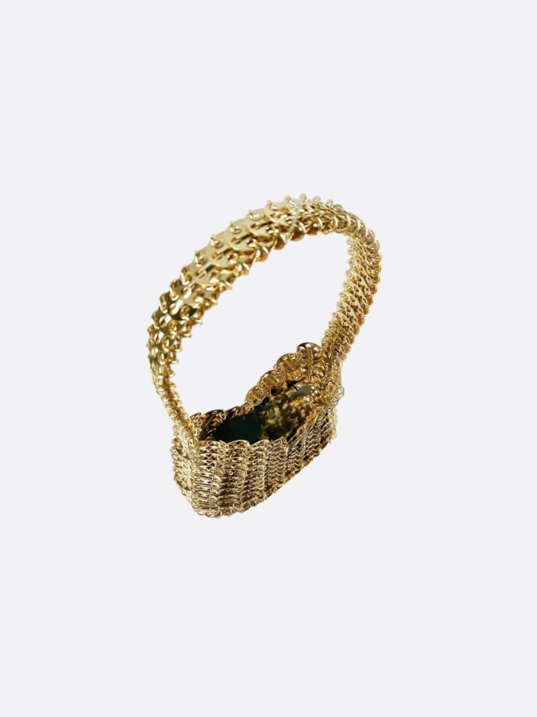 Gold metallic bag