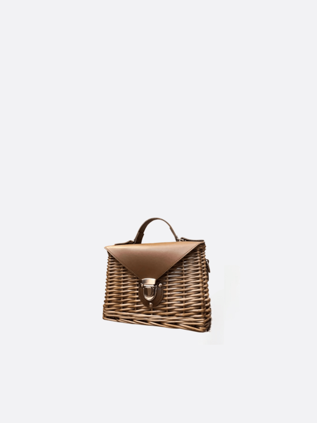 Rectangular rattan bag