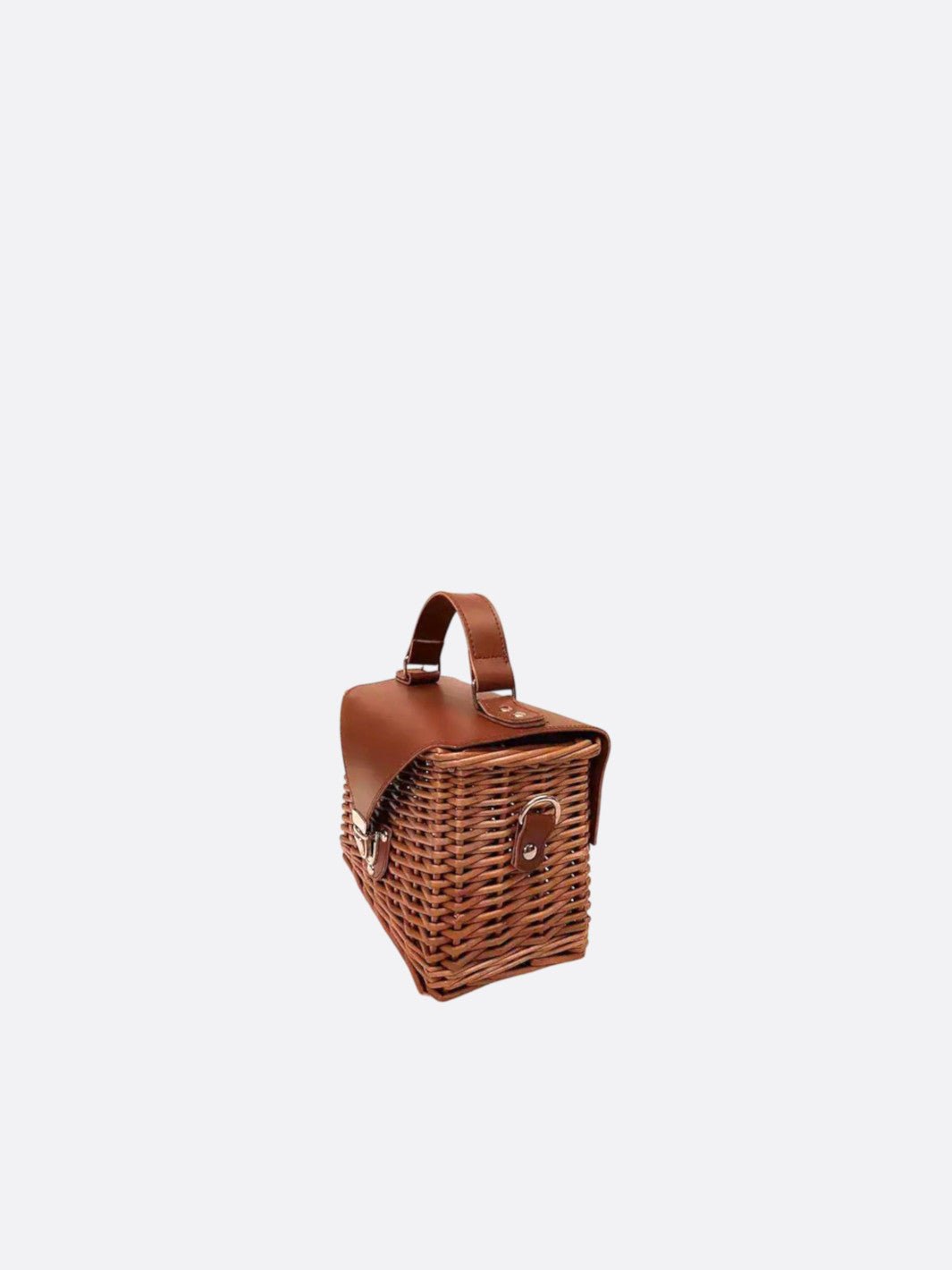 Rectangular rattan bag