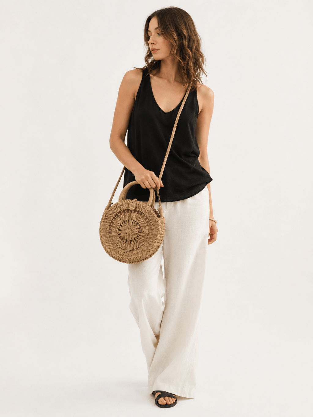 Round rope bag