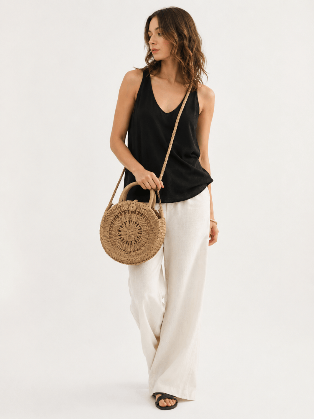 Round rope bag