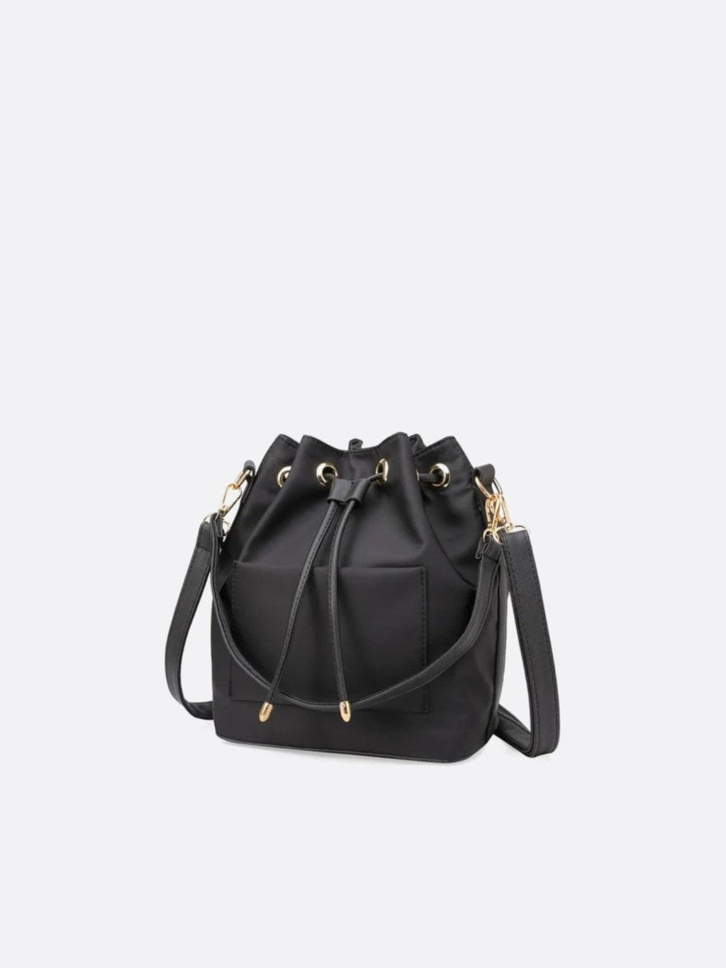Canvas bucket bag