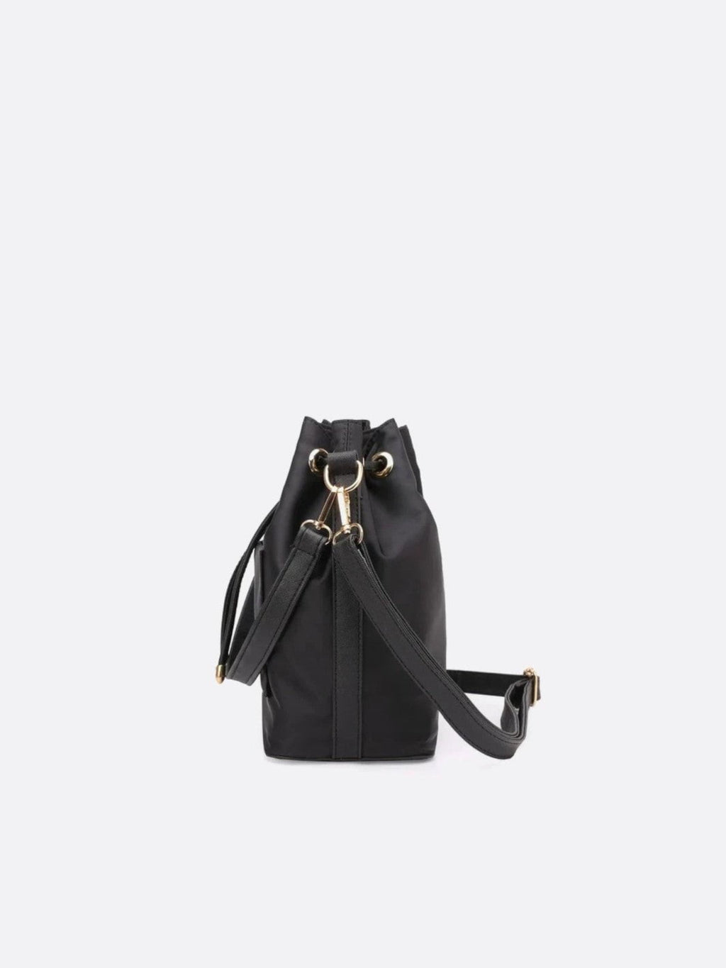 Canvas bucket bag