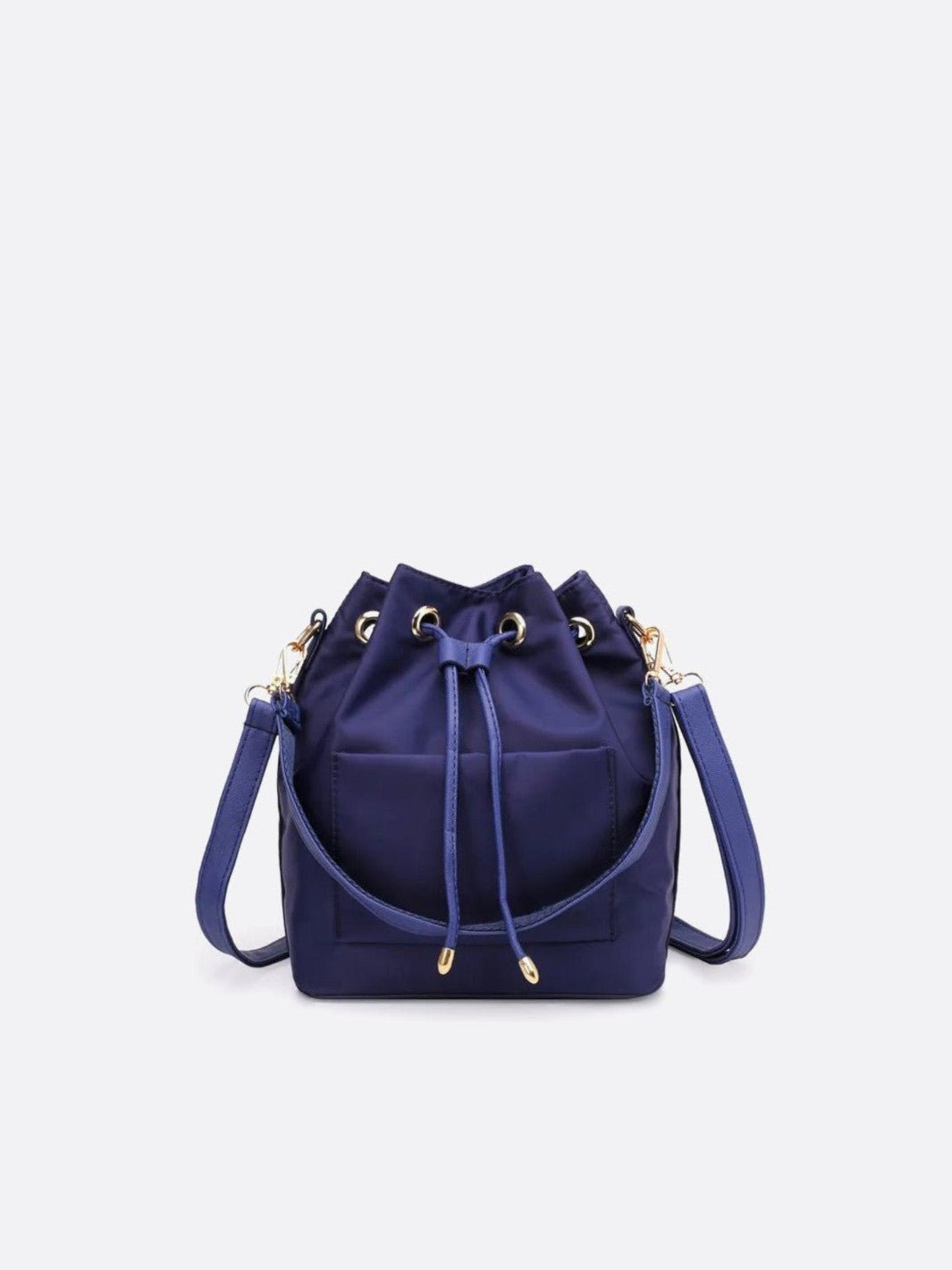 Canvas bucket bag